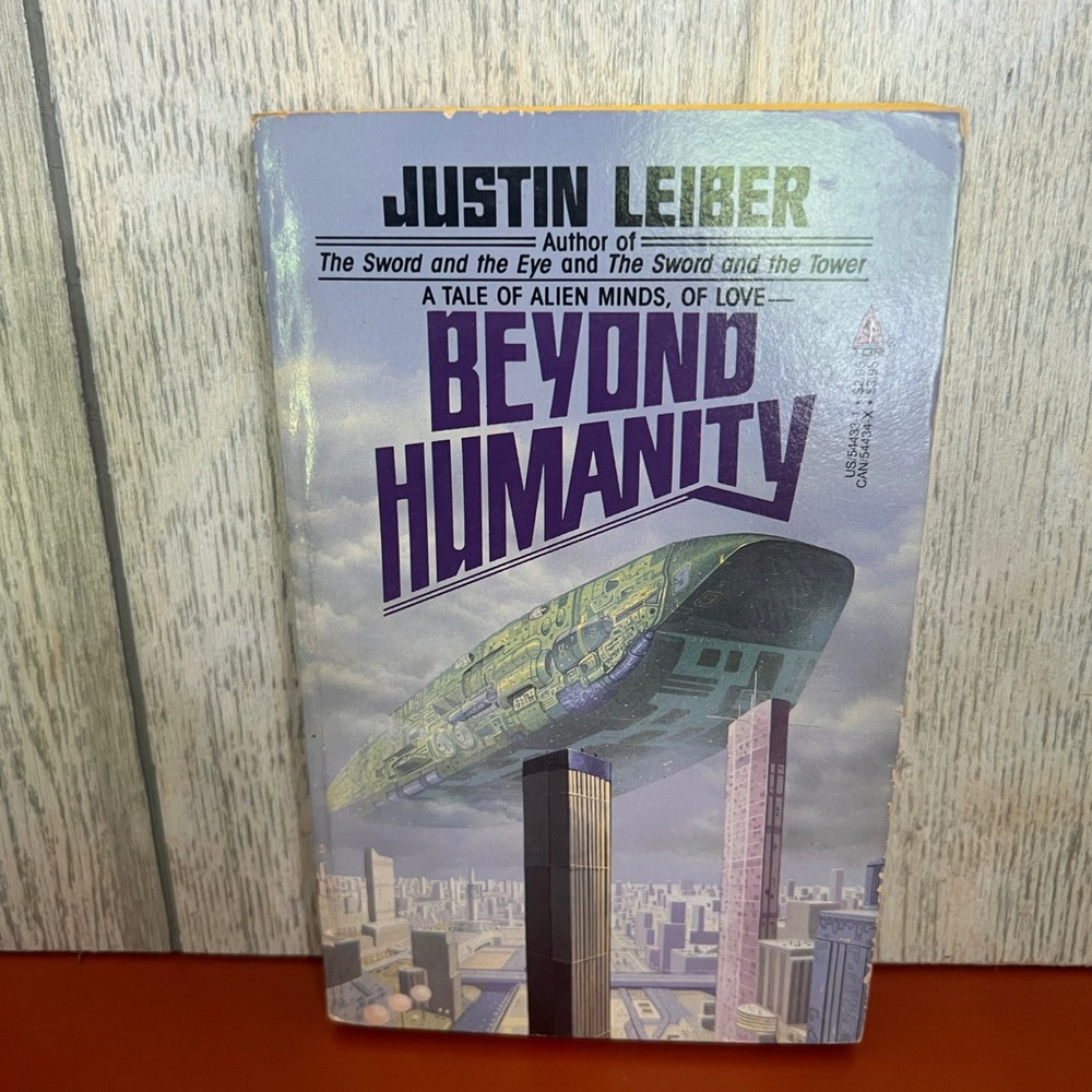 Beyond Humanity Justin Leiber‎ 1st Printing 1987 Tor Sci-Fi Paperback 0812544331